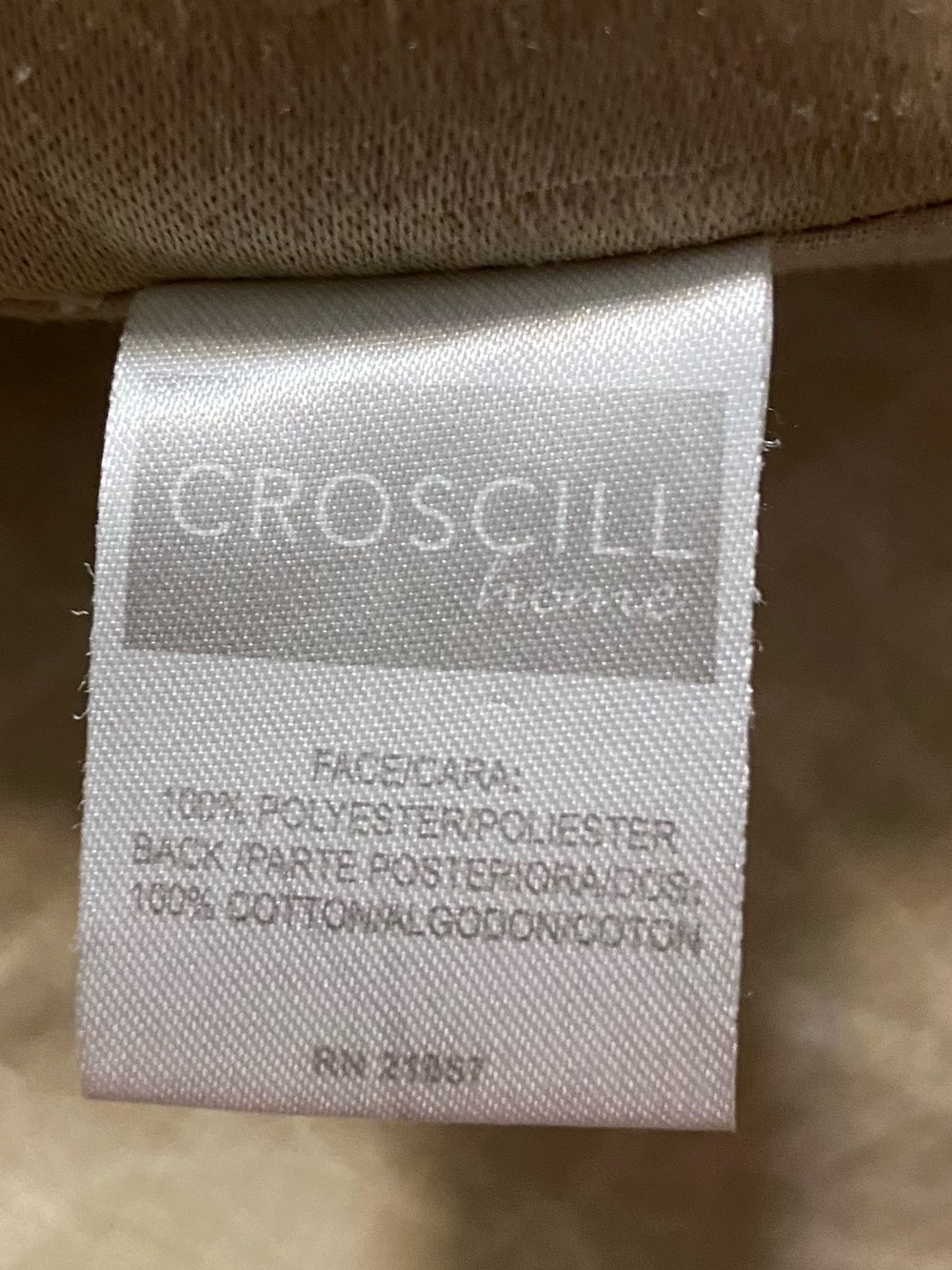 Croscill Floral Jacquard Comforter Set in Gold and Green - Picture 4 of 4